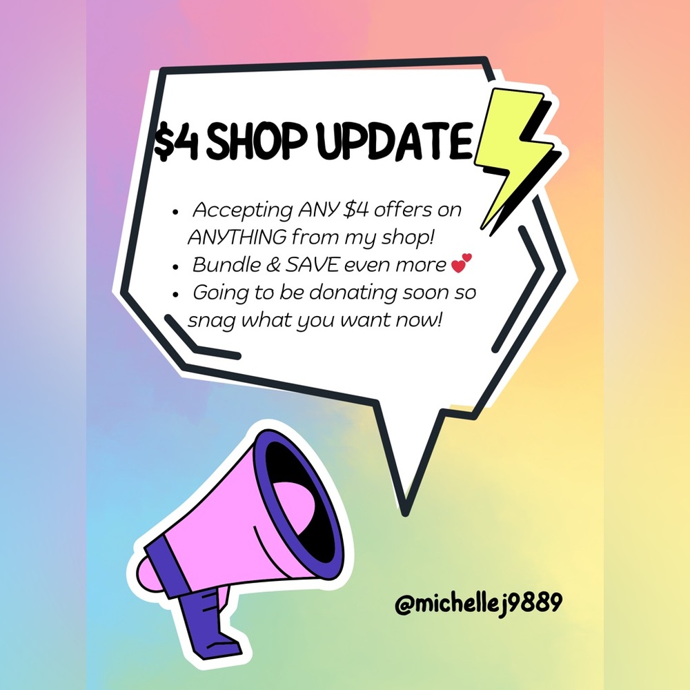 ✨ SHOP UPDATE ✨ $4 SALE • Bundle & Save!
